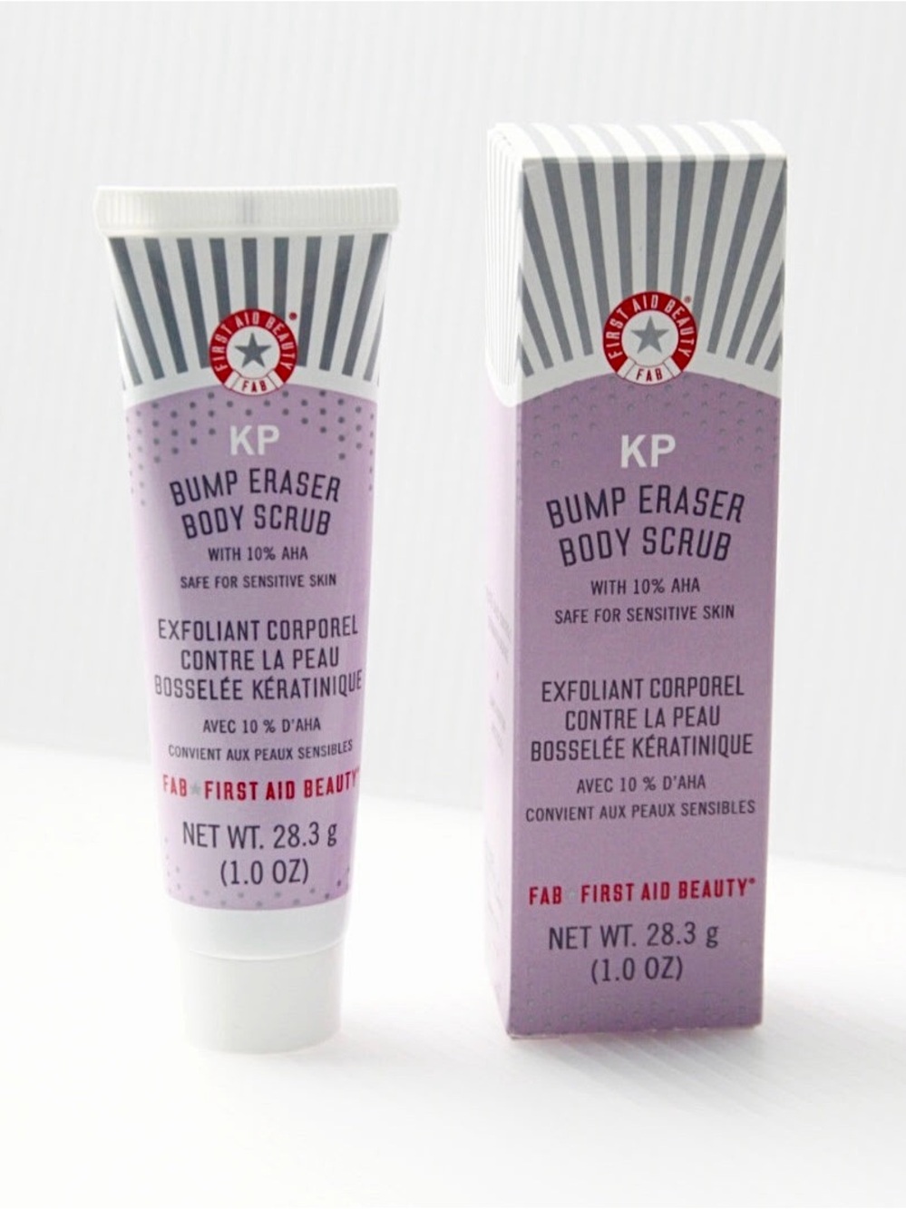 First Aid Beauty KP Bump Eraser Body Scrub 10% AHA 1.0 oz NIB